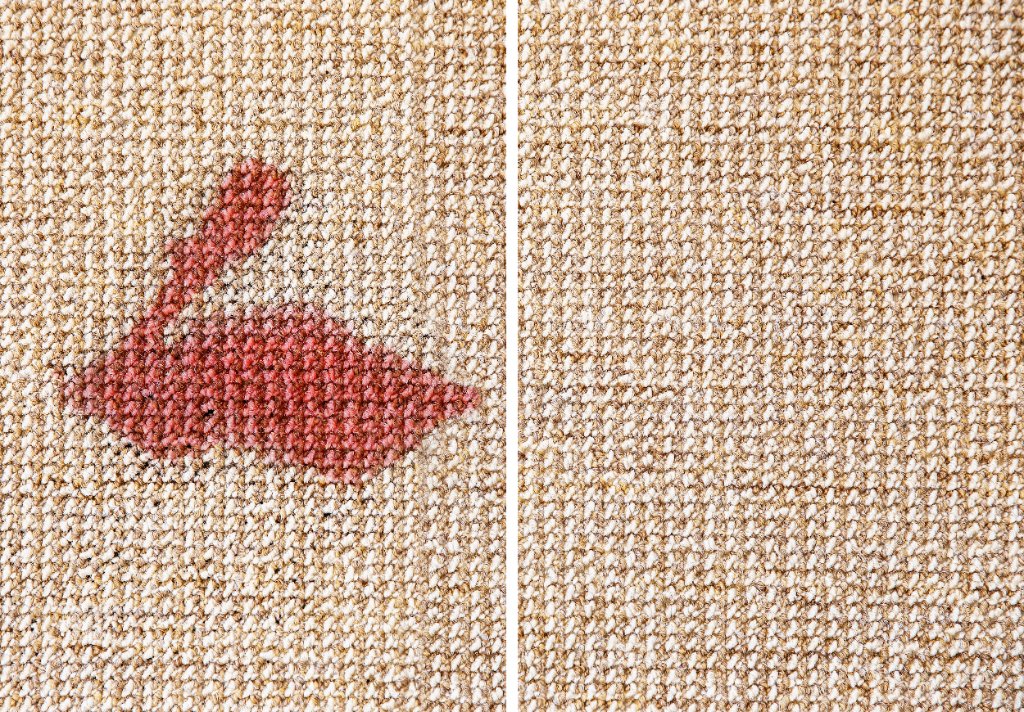 Spot stain treatment for carpets and upholstery — Steam Lion Chicago